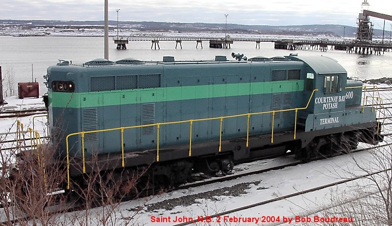 Potasco's locomotive, Saint John