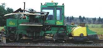 NBSR maintenance-of-way equipment, Fredericton Junction